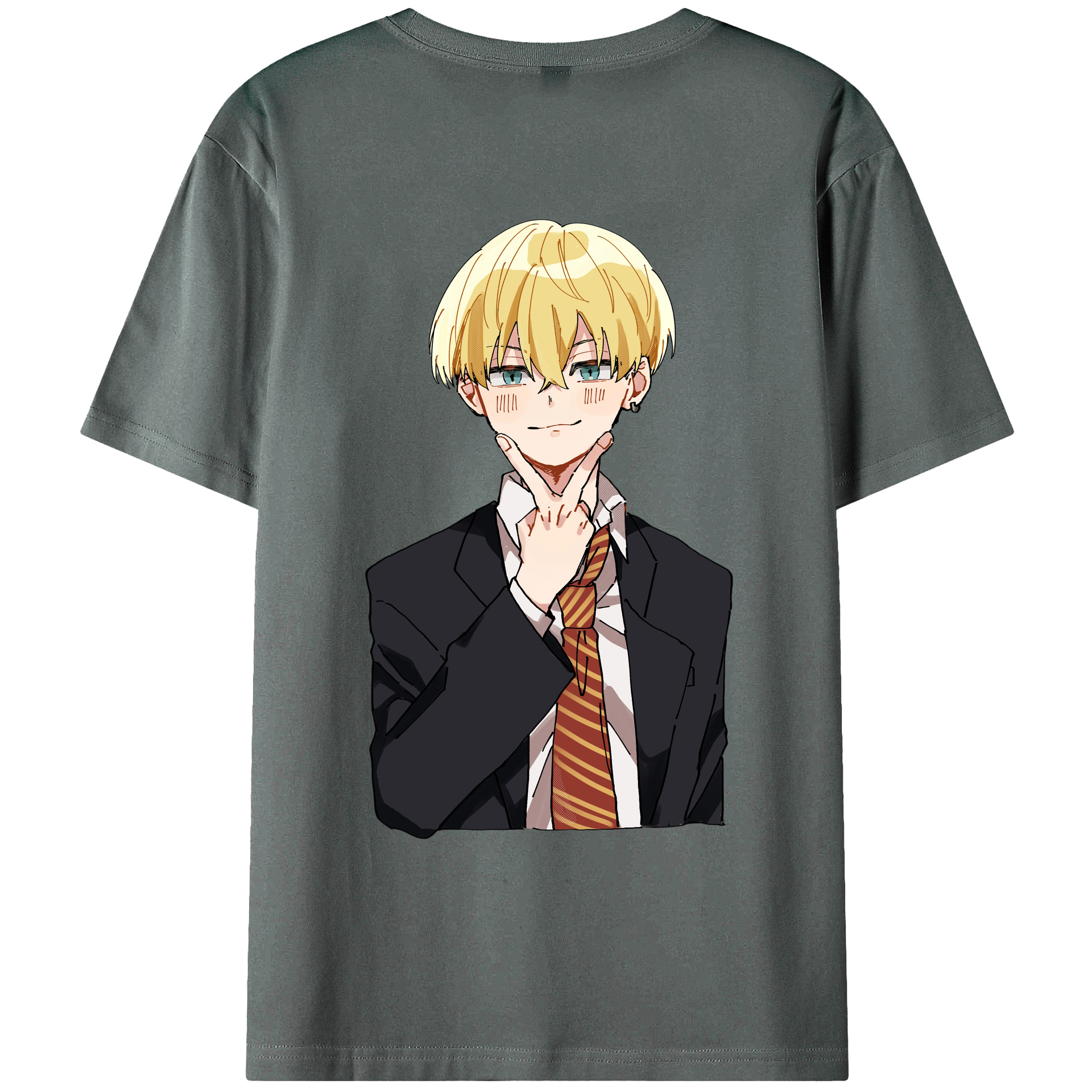 （画像用） 東京リベンジャーズ Tokyo Revengers 綿100％ メンズ半袖Tシャツ（バックプリント） 通気性